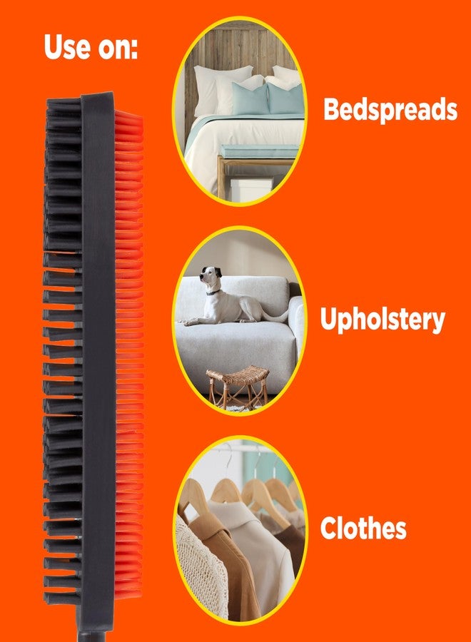 باونس فرشاة باونس المزدوجة لإزالة الوبر والغبار، شعيرات مطاطية مزدوجة الجوانب، قابلة لإعادة الاستخدام وسهلة التنظيف - Image 4